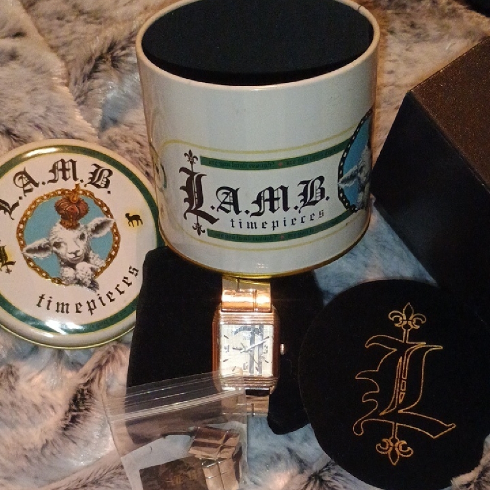 L.A.M.B. Silver Watch Elegant Accessories